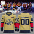 Portland Winterhawks 50th Golden Uniform Hockey Jersey