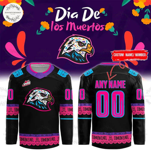 Portland Winterhawks Dia de los Muerto 2025 Jersey