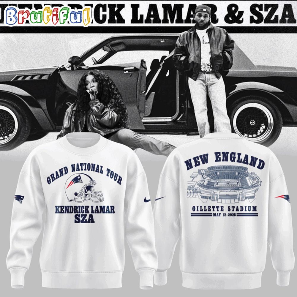 Post Malone Grand National Tour x New England Patriots 2025 Hoodie T-Shirt
