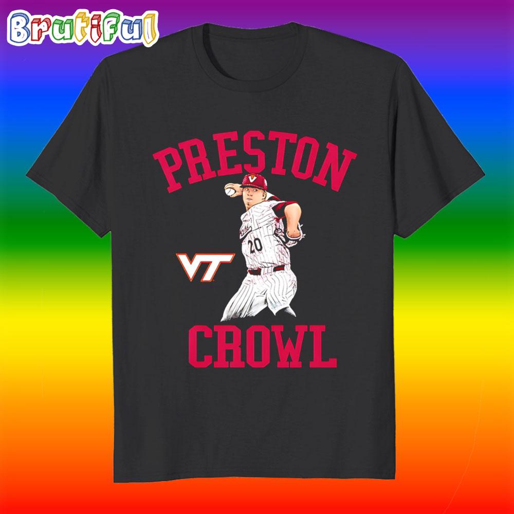 Preston Crowl Virginia Tech Hokies Caricature T Shirt