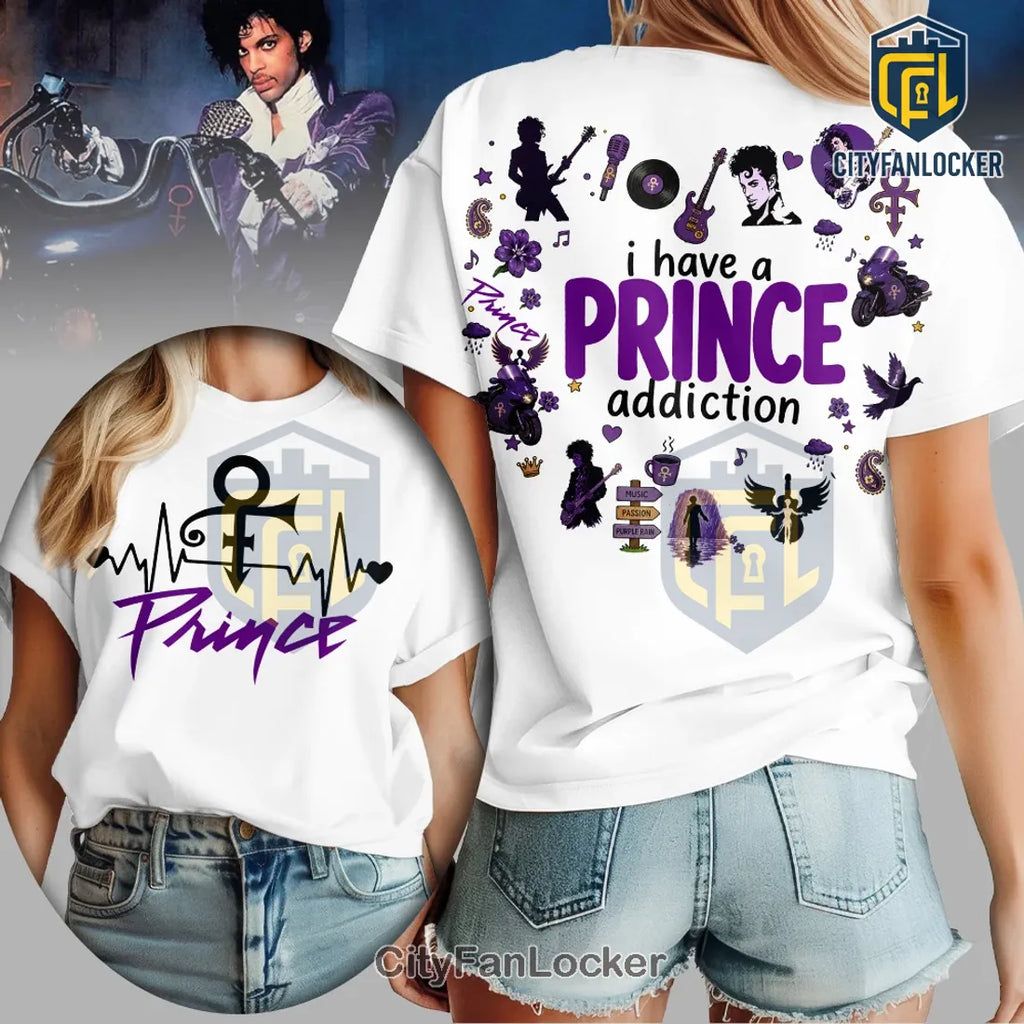 Prince Purple Rain Love Symbol Tribute Women’s T-Shirt