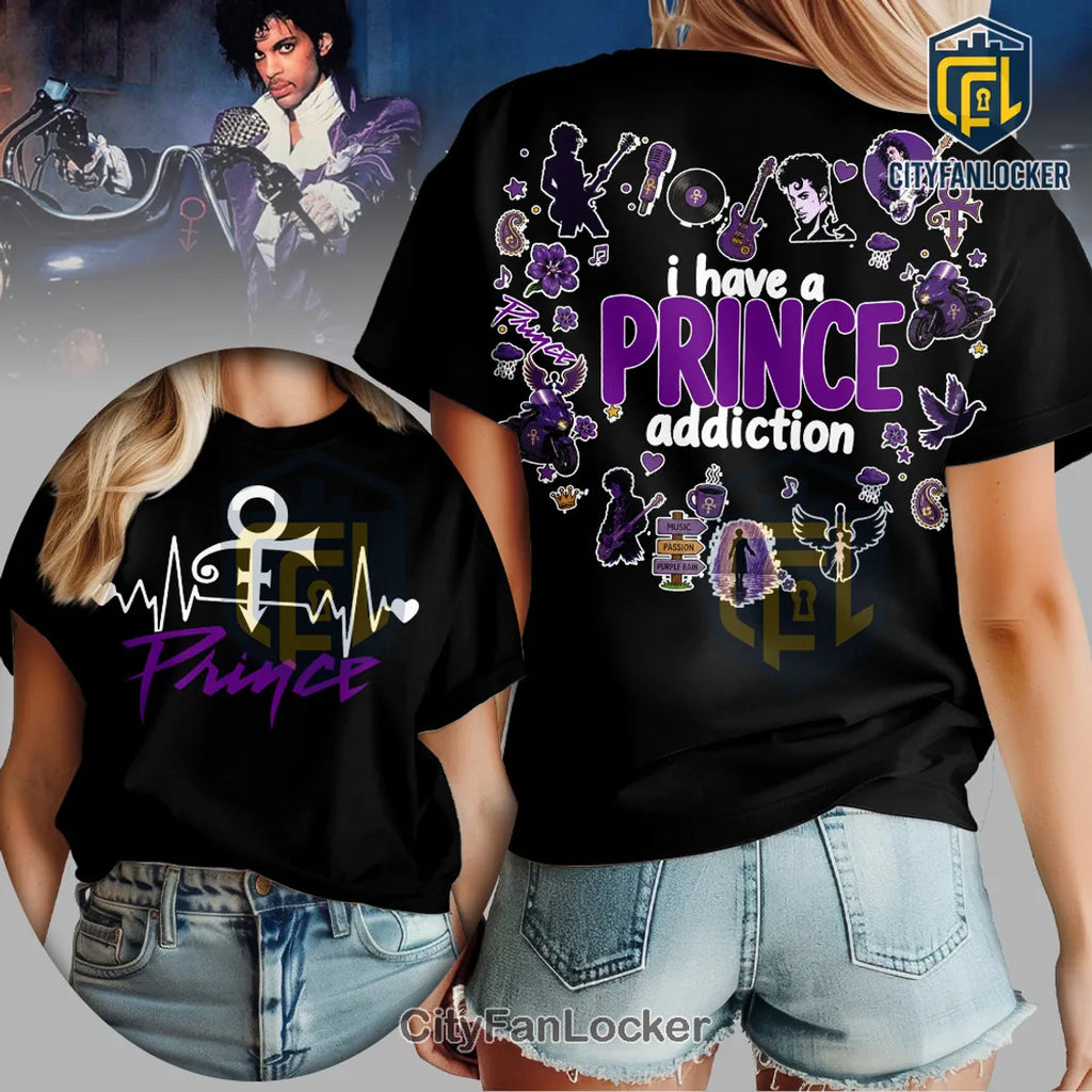 Prince Purple Rain Love Symbol Tribute Women’s T-Shirt