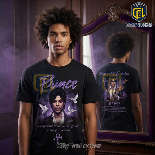 Prince Purple Rain Tour 1987 Limited Edition Shirt