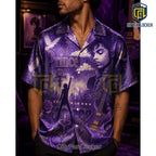 Prince Vintage Purple Button Down Shirt