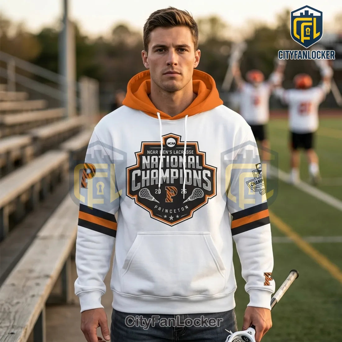 Princeton Tigers x 2026 National Championship Men’s Lacrosse Hoodie