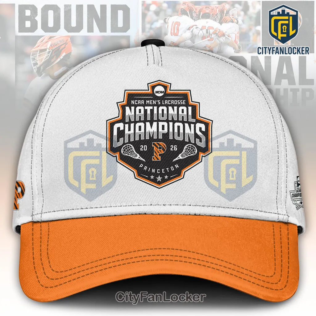 Princeton Tigers x 2026 National Championship Men’s Lacrosse Hoodie