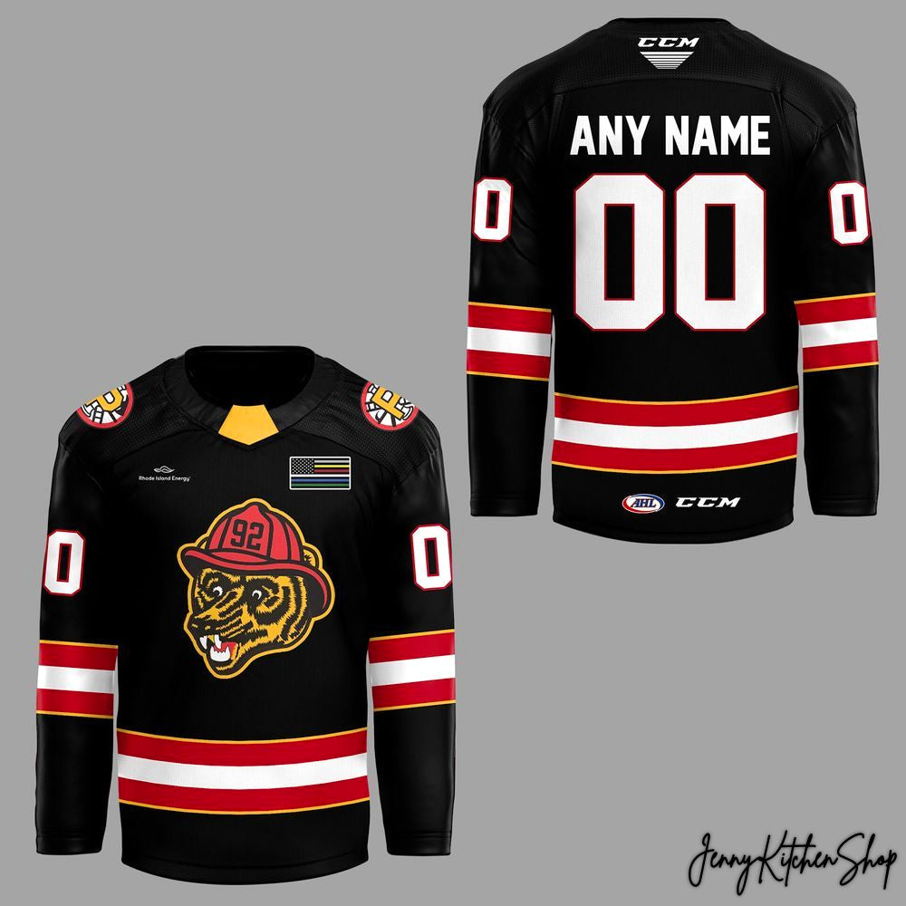 Providence Bruins First Responders 2026 Limited Custom Hockey Jersey