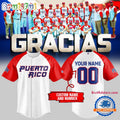 Puerto Rico 2024 WBSC U15 Baseball World Cup Custom Jersey
