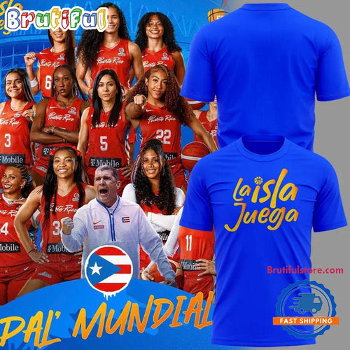 Puerto Rico Women’s Basketball Team Laisla Juega New Design T Shirt
