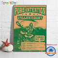 Pure Intention Vallen Court Florida Oct 2024 Tour Poster Canvas Art