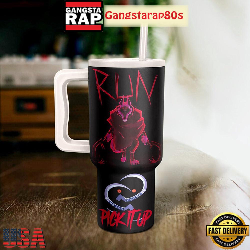 Puss In Boots Smell Of Fear Tumbler Cup 40oz