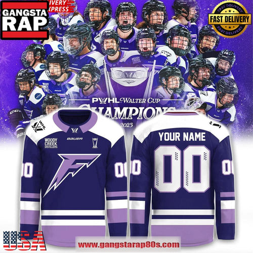 PWHL Walter Cup Champions 2025 Custom Hockey Jersey