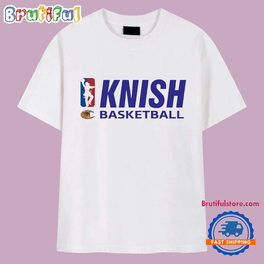Rachel Green wearing Knish Knicks Basketball Logo T Shirt