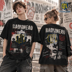 Radiohead Music Alternative Rock Black T-Shirt