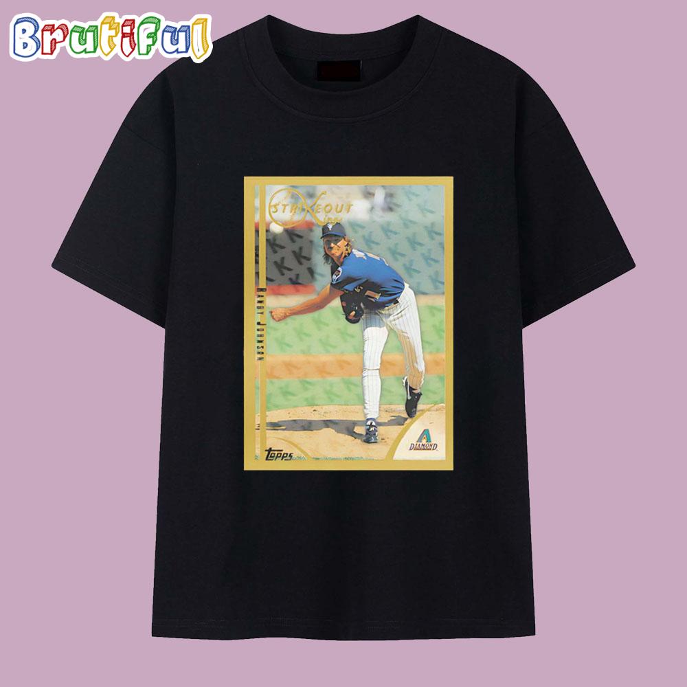 Randy Johnson Arizona Diamondbacks 1999 Baseball Card T Shirt