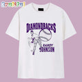 Randy Johnson Arizona Diamondbacks Signature Caricature T Shirt