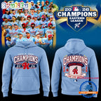 Reading Fightin Phils 2026 Eastern League Champions Hoodie T-Shirt