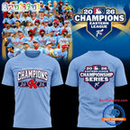 Reading Fightin Phils 2026 Eastern League Champions Hoodie T-Shirt