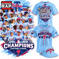 Reading Fightin Phils Eastern League Champions Team Graphic Baseball Jersey