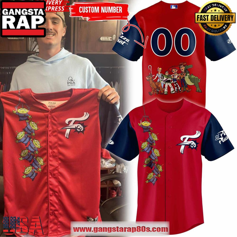 Reading Fightin Phils X Toy Story Limited Edition Custom Number Baseball Jersey Shirt