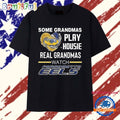 Real Grandmas Watch Parramatta Eels Rugby League Fans Graphic T Shirt