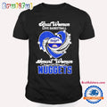 Real Women Love Basketball Denver Nuggets Heart T Shirt
