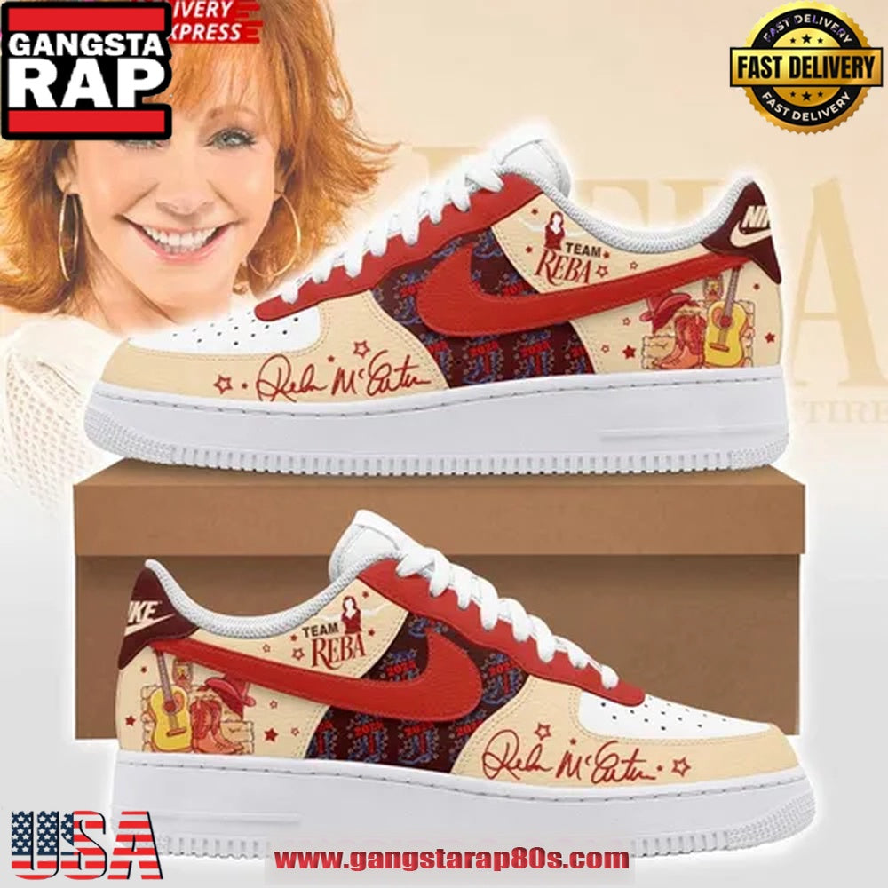 Reba McEntire Boots & Guitars Limited Edition Air Force 1 Sneakers Shoes