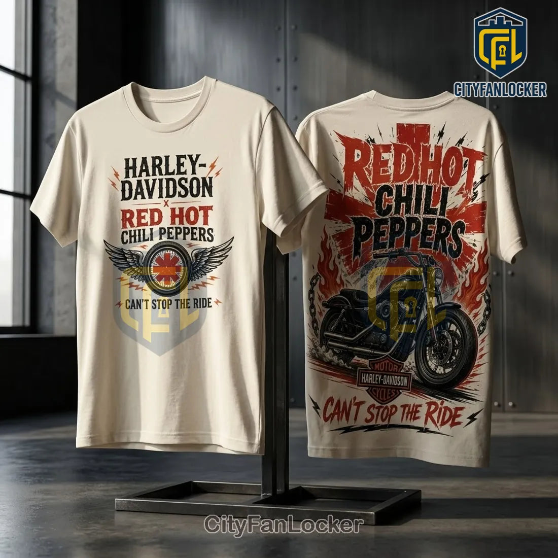 Red Hot Chili Peppers Harley-Davidson Can’t Stop The Ride T-Shirt