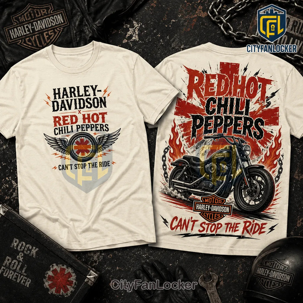 Red Hot Chili Peppers Harley-Davidson Can’t Stop The Ride T-Shirt