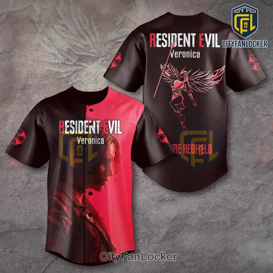 Resident Evil Code Veronica Claire Redfield 2026 Baseball Jersey