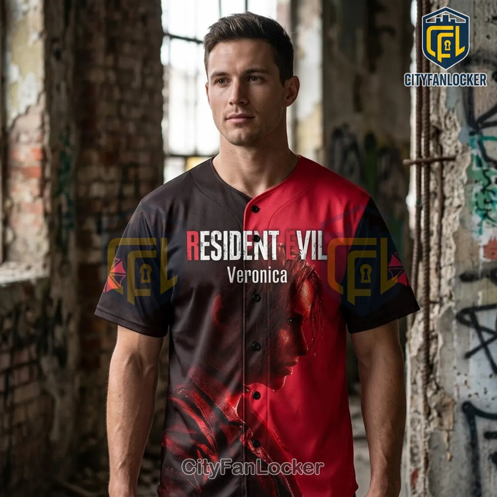 Resident Evil Code Veronica Claire Redfield 2026 Baseball Jersey