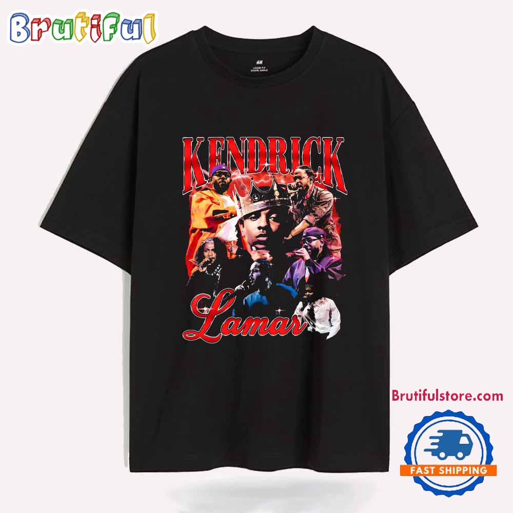 Retro Vintage Kendrick Lamar Rapper Halftime Show 2025 T Shirt
