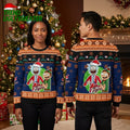 Rick And Morty Detroit Tigers Santa Ugly Christmas Sweater