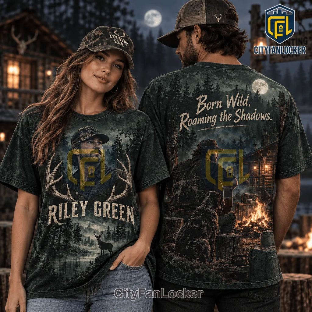 Riley Green Moonlit Forest Shirt