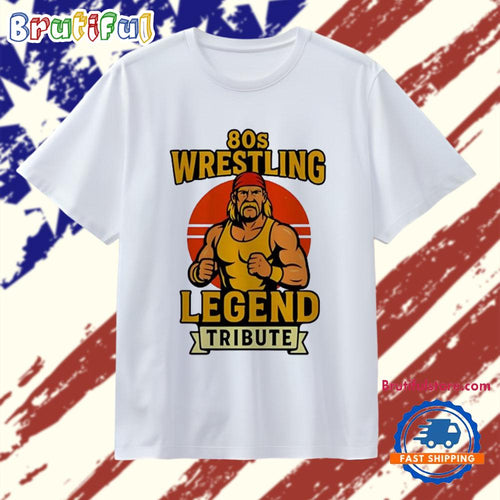 RIP Hulk Hogan Hulkamania 80s Wrestling Legend Tribute T Shirt