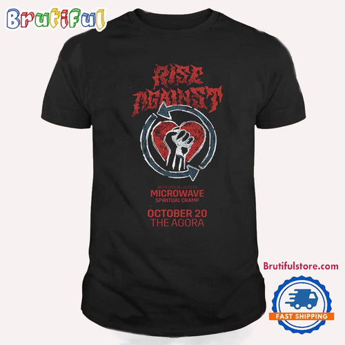 Rise Against Agora Theatre Cleveland OH Oct 20 2024 Tour T Shirt