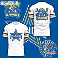 Roanoke Rail Yard Dawgs 2025 New Logo White T Shirt