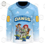 Roanoke Rail Yard Dawgs Toy Story Replica 2026 Custom Hockey Jersey