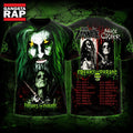 Rob Zombie and Alice Cooper Freaks on Parade 2023 Tour 3D Shirt Hoodie T-Shirt