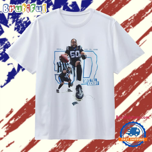 Robert Hunt Days Till Kickoff Keep Pounding T Shirt