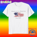 Robert Prevost Anointed in America Leo Xiv Usa Flag T Shirt
