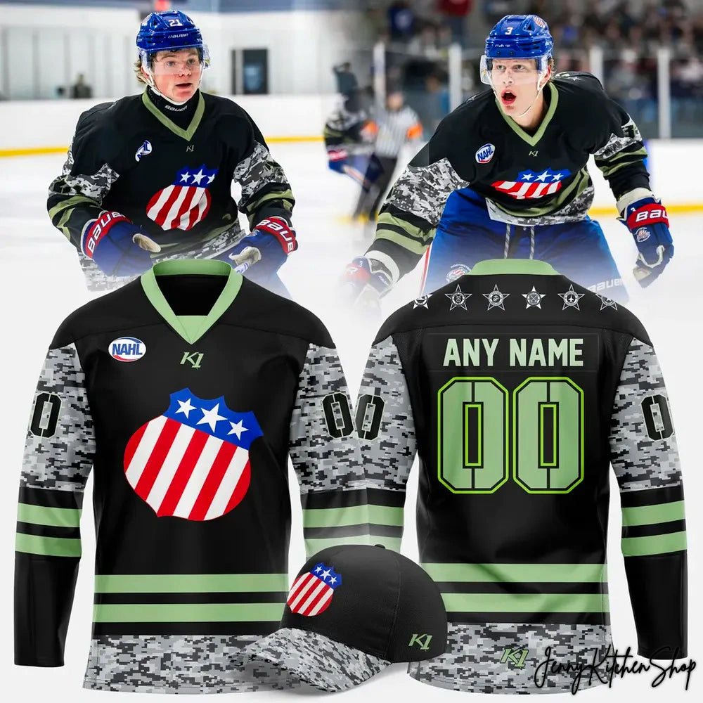 Rochester Jr Americans 2025 Military Appreciation Jersey