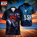 Rock Band Rush 2112 Art Summer Aloha Hawaiian Shirt, Music Hawaiian Shirt