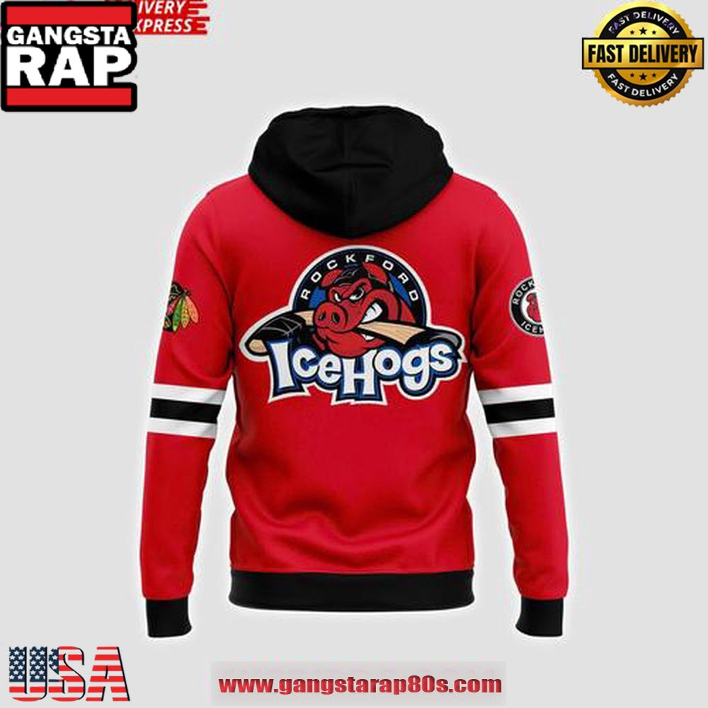 Rockford IceHogs Calder Cup Playoffs 2025 Unisex Hoodie
