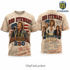 Rod Stewart America 250 Iconic Rock Legend Anniversary T-Shirt
