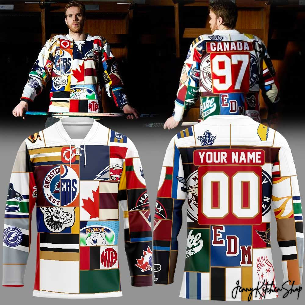 Rogers and McDavid 2026 The Great Canadian Custom Hockey Jersey