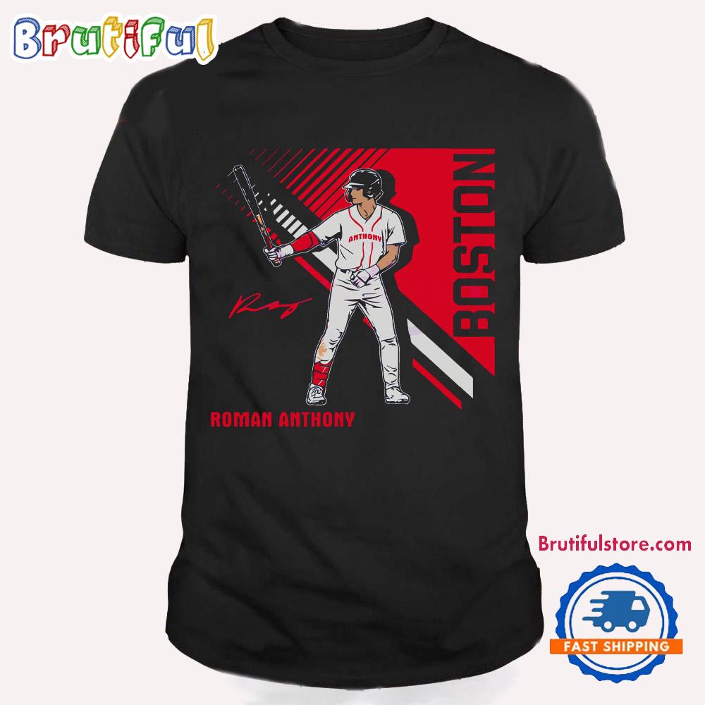 Roman Anthony Signature Boston Red Sox T Shirt