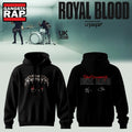 Royal Blood UK Tour 2026 Limited Edition Signature Black Hoodie T-Shirt