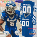 Royal Memphis Tigers Football Gameday 2025 Jersey Shirt