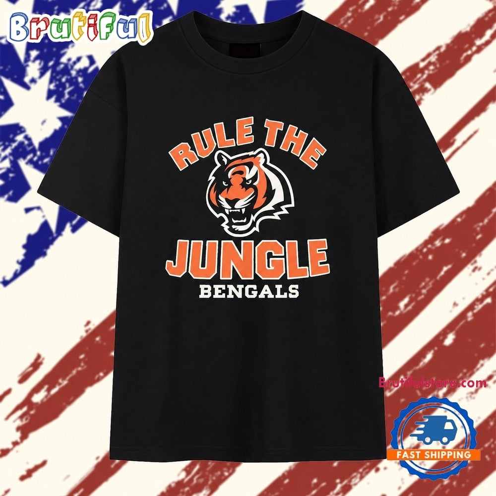 Rule the Jungle Cincinnati Bengals NFL Football T Shirt